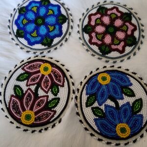 Beaded Patches Hand Made