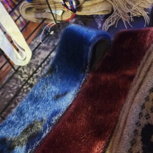 Beautiful dyed sealbskin headbands  Aldo qiviuk (under hair of muskox) 9 times warmer then wool  touques and scarf $150.00 touque and scarf 350.00