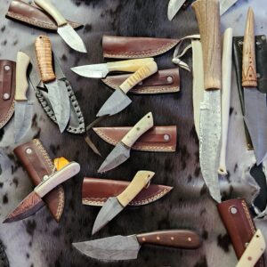 Damascus steal knives $200.00 to $350.00
